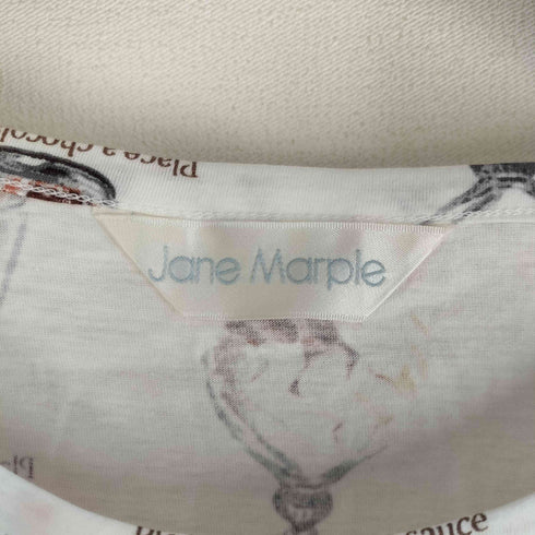 Jane Marple パフェ柄 リボンカットソー レディース M