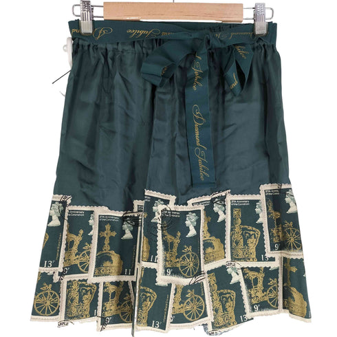 Jane Marple Royal Stamp Scrap Skirt ロイヤルスタンプ スカート レディース M
