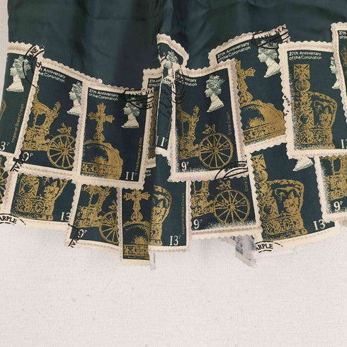 Jane Marple Royal Stamp Scrap Skirt ロイヤルスタンプ スカート レディース M