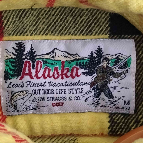 リーバイス Levis 80s ALASKA ポルトガル製 チェック柄 アラスカシャツ ヘビーフランネルシャツ メンズ import:M