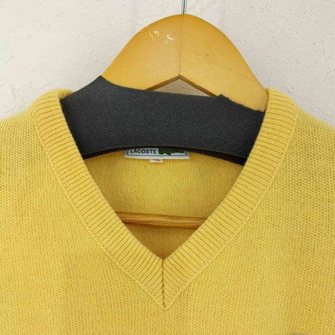 シュミーズラコステ CHEMISE LACOSTE フランス製 ワニワッペン vネックニット メンズ 16