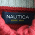 ノーティカ NAUTICA ロゴ刺繍 ハーフボタン モックネック コットン リブニット メンズ import:L