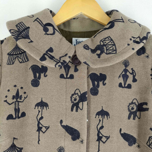 ホコモモラ Jocomomola 22aw El circo 刺繍ロングコート レディース 42