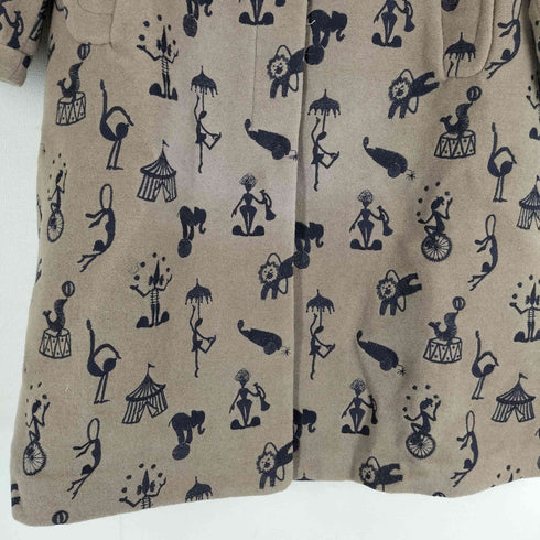 ホコモモラ Jocomomola 22aw El circo 刺繍ロングコート レディース 42