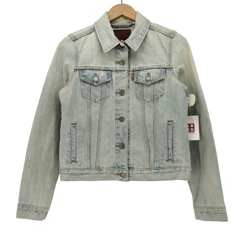 リーバイス Levis 3rd型 アイスウォッシュ デニム トラッカー ジャケット レディース import:S