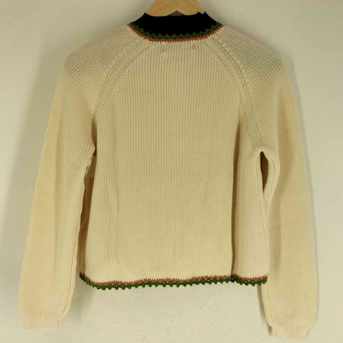 ホコモモラ Jocomomola MALDITO KNIT バイカラーラインカーディガン レディース 40