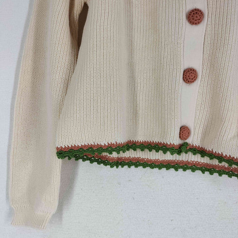ホコモモラ Jocomomola MALDITO KNIT バイカラーラインカーディガン レディース 40