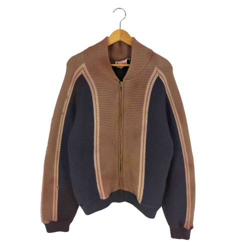 ペニーズ PENNEYS 50-60s コの字 WALDESジップ ジップアップ ニットジャケット カーディガン メンズ
