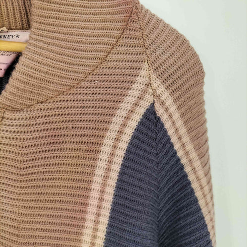 ペニーズ PENNEYS 50-60s コの字 WALDESジップ ジップアップ ニットジャケット カーディガン メンズ