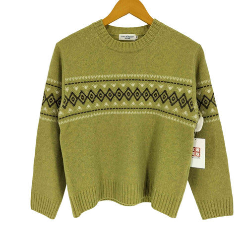 MACALASTAIR 21AW Nordic Sweater ノルディック ウール ニット レディース JPN:36