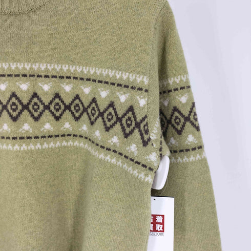 MACALASTAIR 21AW Nordic Sweater ノルディック ウール ニット レディース JPN:36