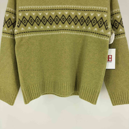 MACALASTAIR 21AW Nordic Sweater ノルディック ウール ニット レディース JPN:36