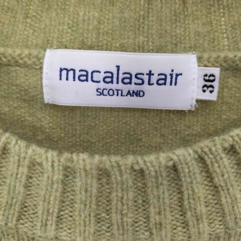 MACALASTAIR 21AW Nordic Sweater ノルディック ウール ニット レディース JPN:36