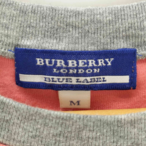 バーバリーブルーレーベル BURBERRY BLUE LABEL ロゴプリントTシャツ レディース import:M