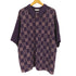 ペルーシュ Perushu ユーズド ライク アソート ニット シャツ ロゴ チェック S/S カーディガン メンズ JPN:L