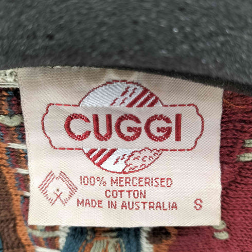 CUGGI MADE IN AUSTRALIA フリンジ 3Dニットカーディガン レディース import:S