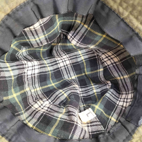 バブアー Barbour 3ワラント イングランド製 オイルド バケットハット メンズ L