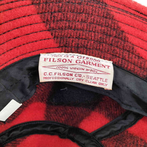 フィルソン FILSON USA製 バッファローチェック バケットハット メンズ