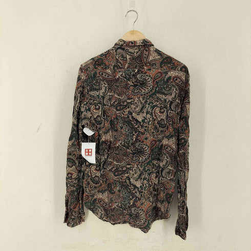 ザラマン ZARA MAN RELAXED FIT ペイズリー総柄シャツ メンズ JPN:M