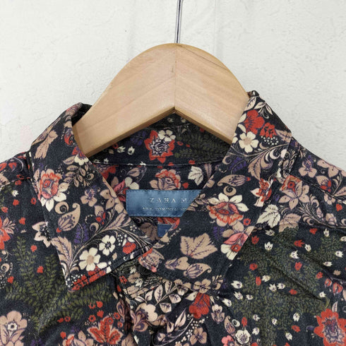 ザラマン ZARA MAN レーヨン フローラル 花柄シャツ メンズ JPN:XL