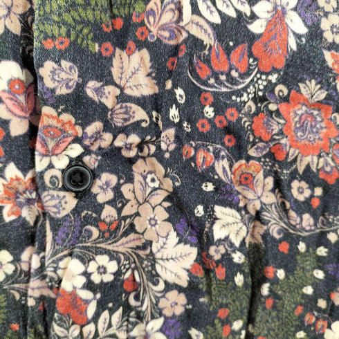 ザラマン ZARA MAN レーヨン フローラル 花柄シャツ メンズ JPN:XL