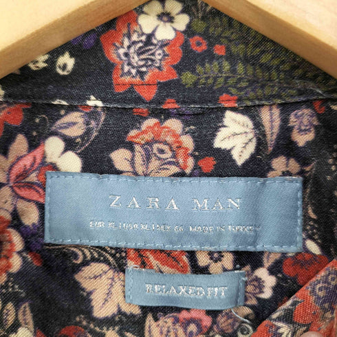 ザラマン ZARA MAN レーヨン フローラル 花柄シャツ メンズ JPN:XL