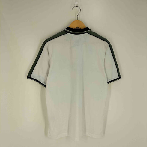 ナイキ NIKE 90s DRI-FIT 銀タグ ロゴワッペン ハーフジップ ポロシャツ メンズ import:M