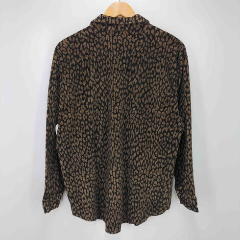 ジョーンズニューヨーク JONES NEW YORK レオパード柄シャツ レディース M