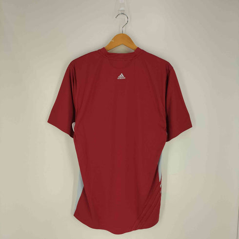 アディダス adidas 00s テニス ロゴ刺繍 クルーネック Tシャツ メンズ O