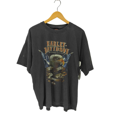 ハーレーダビッドソン HARLEY-DAVIDSON MELBOURNE AUSTRALIA 両面プリントTシャツ 1996 メンズ import:XL