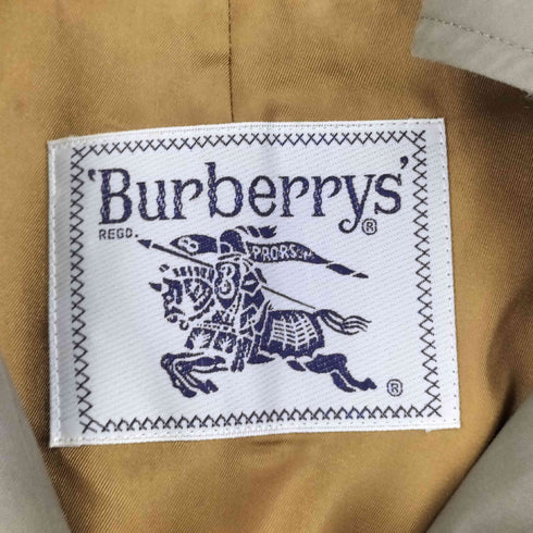 バーバリーズ BURBERRYS 90S 白タグ ライナー付き 裏地ノバチェックトレンチコート メンズ 9AR