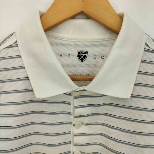 ナイキ NIKE GOLF ボーダー ポロシャツ メンズ import:M
