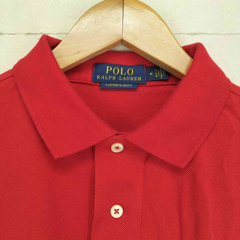 ポロラルフローレン POLO RALPH LAUREN CUSTOM SLIM FIT ビッグポニー刺繍ポロシャツ メンズ JPN:M