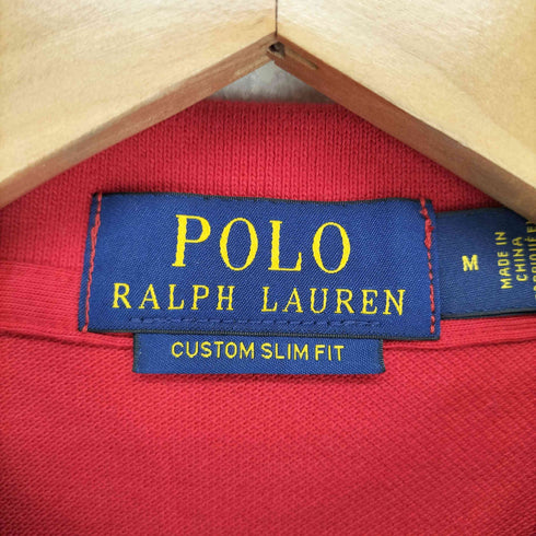 ポロラルフローレン POLO RALPH LAUREN CUSTOM SLIM FIT ビッグポニー刺繍ポロシャツ メンズ JPN:M