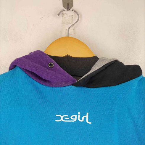 エックスガール X-girl CRAZY COLOR SWEAT HOODIE レディース JPN:1