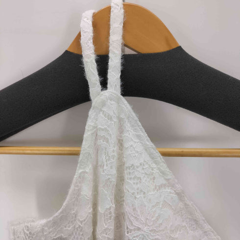 アメリ AMERI ONE SHOULDER LACE FLARE ROMPERS レディース M