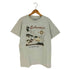 PAVAL 80-90s USA製 シングルステッチ BAHAMAS プリント クルーネック Tシャツ メンズ import:M