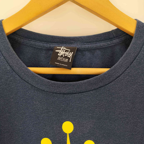 ステューシー Stussy メキシコ製 クラウン 月桂樹 プリントTシャツ メンズ import:M
