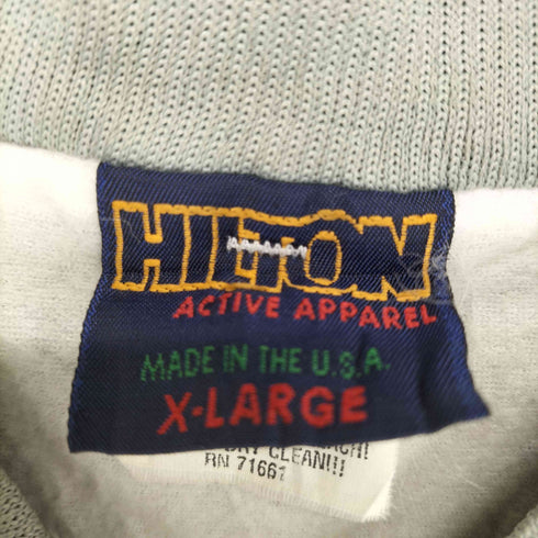 ヒルトン HILTON USA製 バックプリントスタジャン メンズ JPN:XL