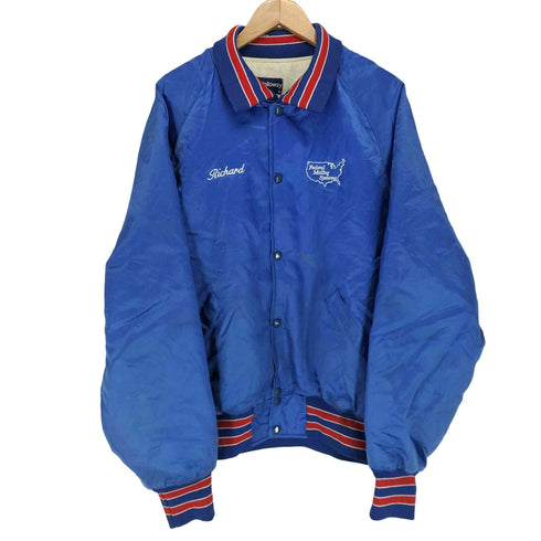 ホロウェイ HOLLOWAY 70-80s USA製 フロント刺繍スタジャン メンズ JPN:XL