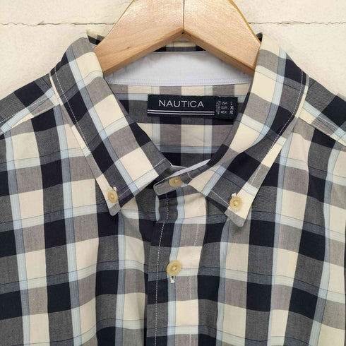 ノーティカ NAUTICA オックスフォードチェックシャツ メンズ import:L
