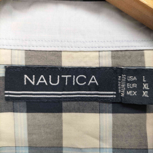 ノーティカ NAUTICA オックスフォードチェックシャツ メンズ import:L