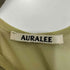 オーラリー AURALEE 2023SS WOOL RECYCLE POLYESTER LENO SHEER DRESS マキシノースリーブワンピース レディース JPN:1
