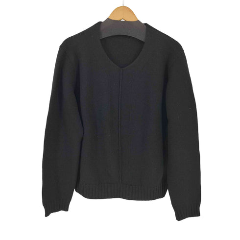 ヨウジヤマモトダーバン アール Yohji Yamamoto DURBAN A.A.R ウールデザインVネックニット メンズ JPN:L