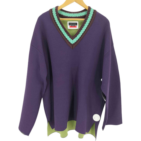 メゾンスペシャル MAISON SPECIAL Prime-Over Double-Face V-Neck Knit Pullover メンズ JPN:2