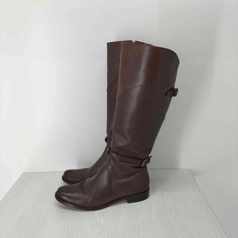 エルエルビーン L.L.Bean レザー サイドジップ ロングブーツ レディース 81/2