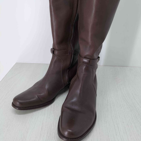 エルエルビーン L.L.Bean レザー サイドジップ ロングブーツ レディース 81/2