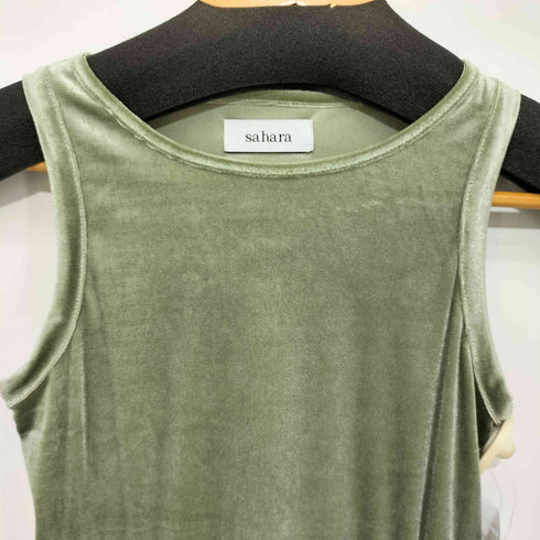 サハラ sahara Velour Tank Top ベロアタンクトップ レディース