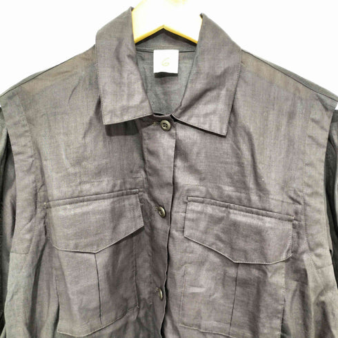 ロクビューティーアンドユースユナイテッドアローズ 6 BEAUTY & YOUTH UNITED ARROWS 2024SS シアー ミリタリー ジャケット レディース JPN:36