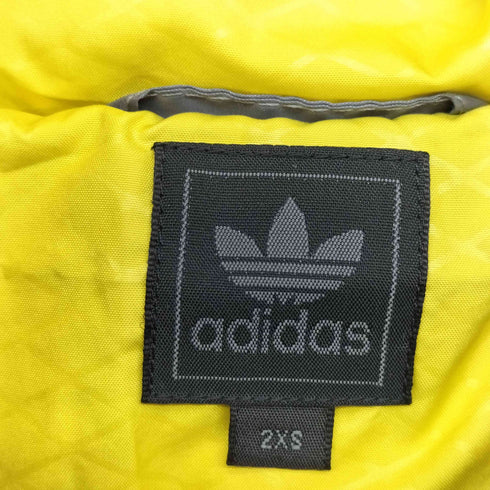 アディダスオリジナルス adidas Originals 00S トレフォイルロゴ刺繍 ジップアップ 中綿 ジャケット メンズ 2XS
